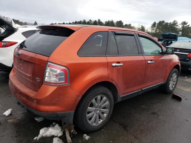 2FMDK49C17BA62253 - 2007 FORD EDGE SEL PLUS ORANGE photo 3