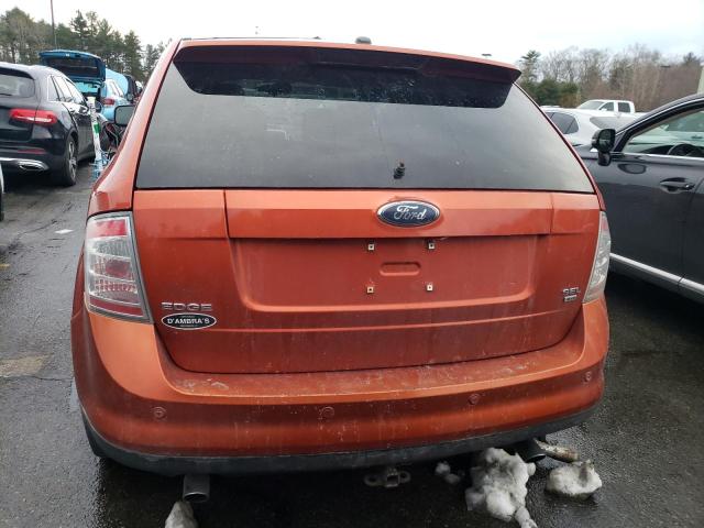 2FMDK49C17BA62253 - 2007 FORD EDGE SEL PLUS ORANGE photo 6