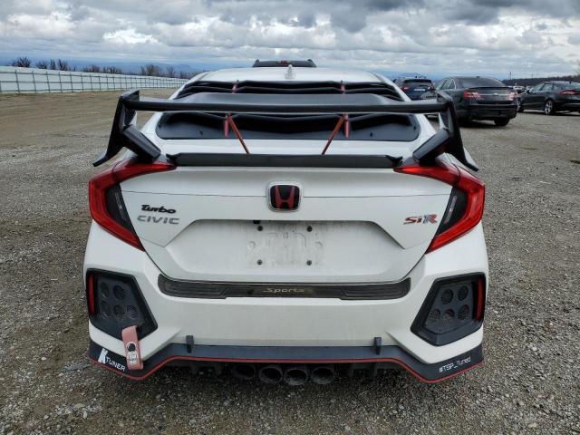 2HGFC1E55JH705466 - 2018 HONDA CIVIC SI WHITE photo 6