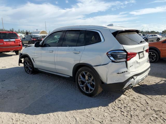 5UXTY3C02L9B95264 - 2020 BMW X3 SDRIVE30I WHITE photo 2