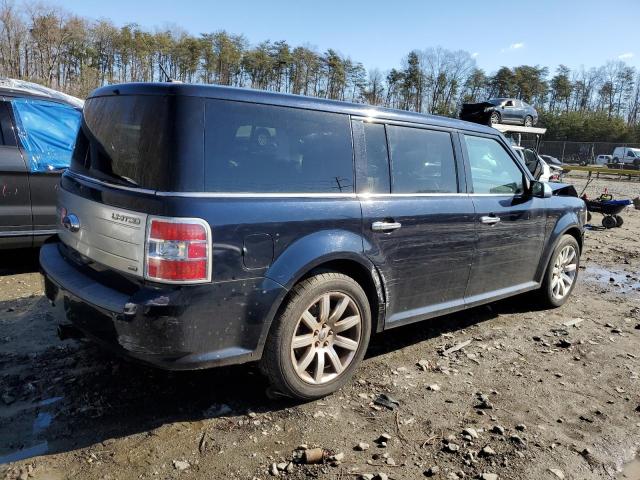 2FMHK6DC4ABB09562 - 2010 FORD FLEX LIMITED BLUE photo 3