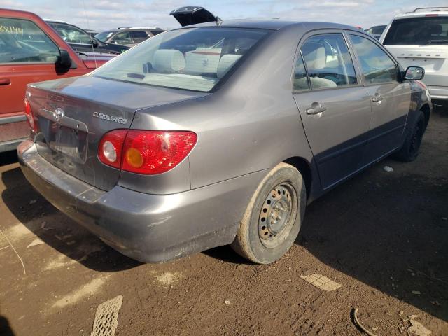 1NXBR32E24Z342133 - 2004 TOYOTA COROLLA CE GRAY photo 3