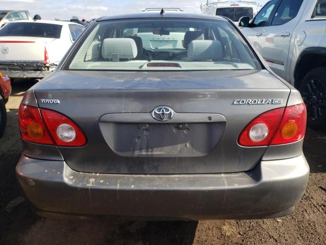 1NXBR32E24Z342133 - 2004 TOYOTA COROLLA CE GRAY photo 6