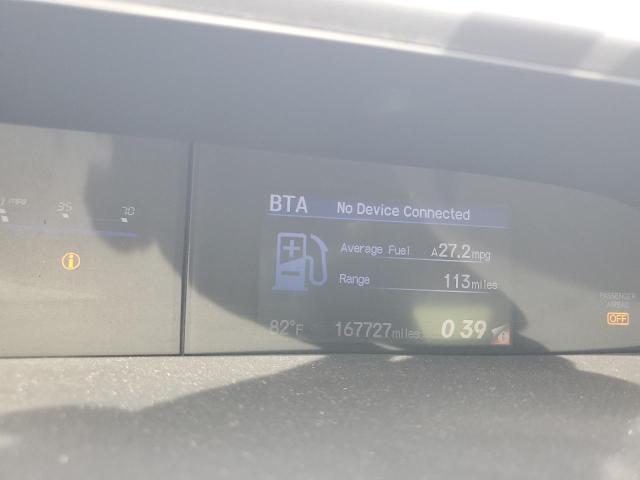 2HGFG3B18CH555695 - 2012 HONDA CIVIC EXL SILVER photo 9