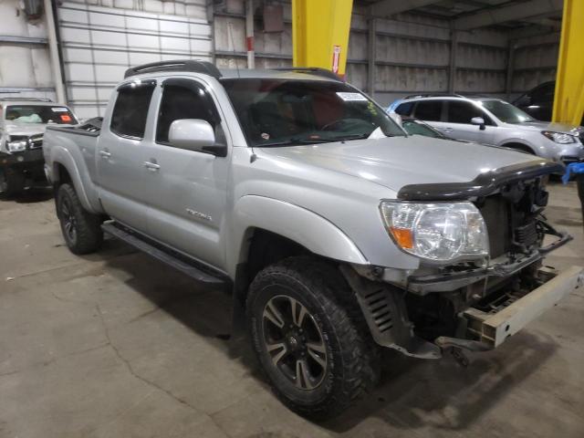 5TEMU52N56Z184310 - 2006 TOYOTA TACOMA DOUBLE CAB LONG BED SILVER photo 4