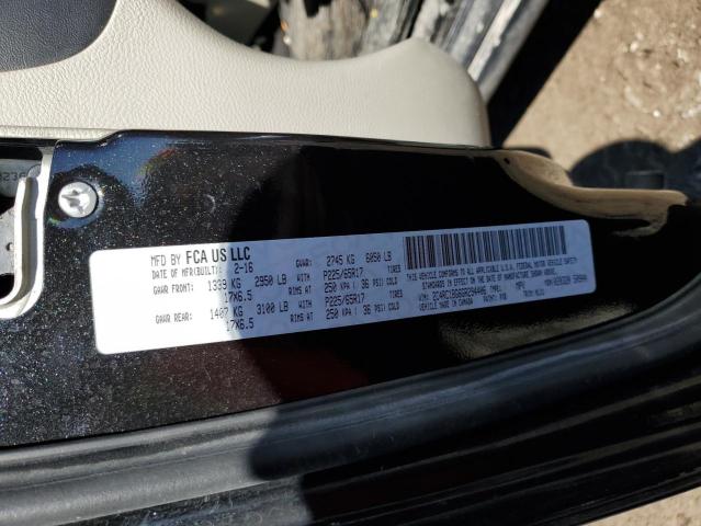 2C4RC1BG6GR294406 - 2016 CHRYSLER TOWN & COU TOURING შავი ფოტო 14