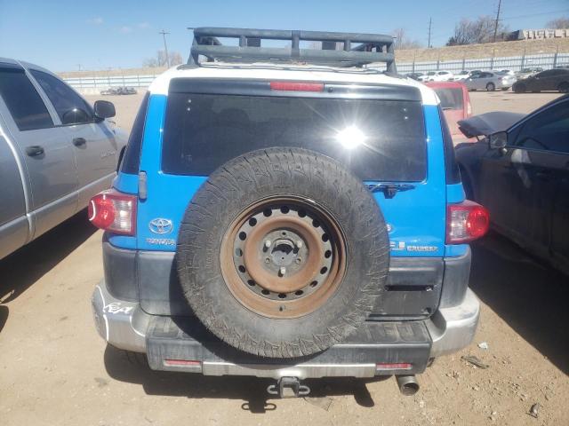 JTEBU11F870029578 - 2007 TOYOTA FJ CRUISER BLUE photo 6