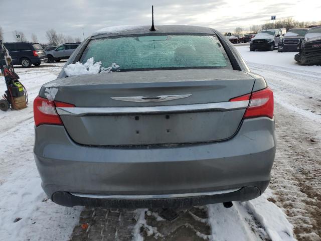 1C3CCBAB3DN696690 - 2013 CHRYSLER 200 LX GRAY photo 6