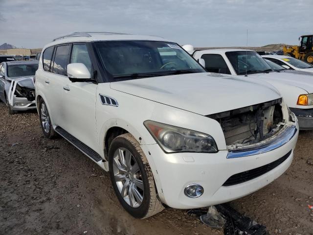 JN8AZ2NE7B9000381 - 2011 INFINITI QX56 WHITE photo 4