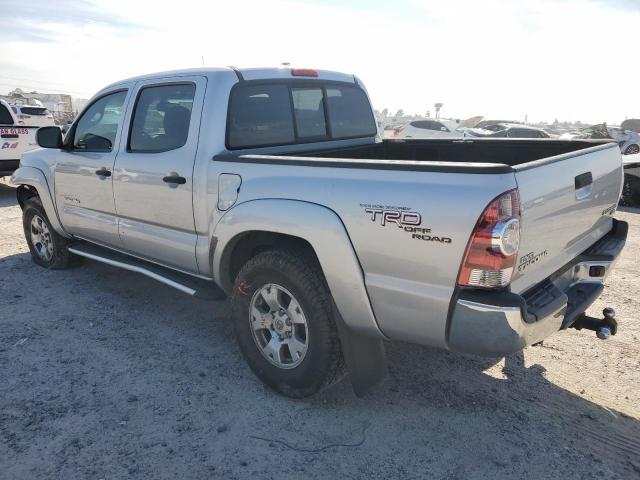 3TMJU4GN5BM123584 - 2011 TOYOTA TACOMA DOUBLE CAB PRERUNNER SILVER photo 2