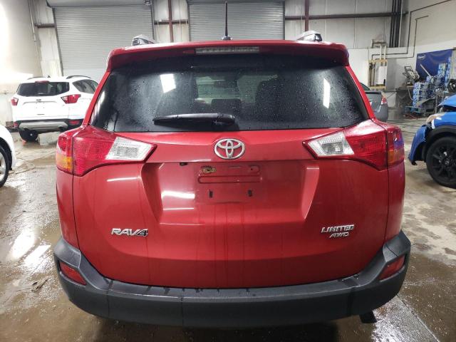 2T3DFREV2FW255519 - 2015 TOYOTA RAV4 LIMITED RED photo 6