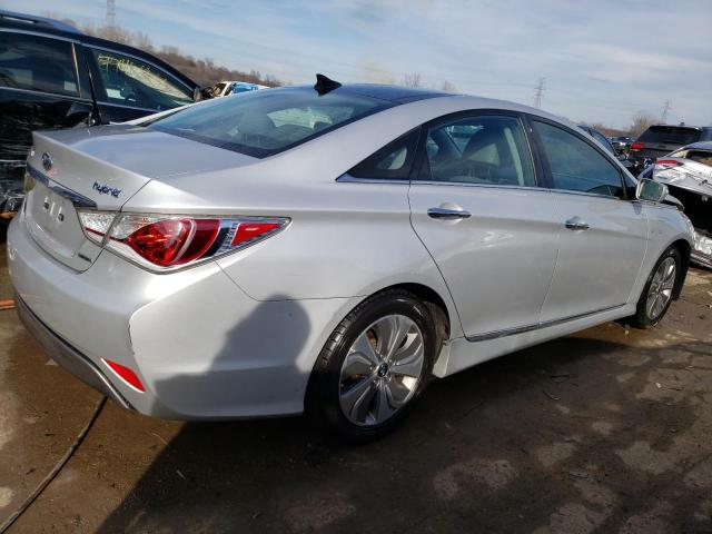 KMHEC4A42FA051892 - 2015 HYUNDAI SONATA HYBRID SILVER photo 3