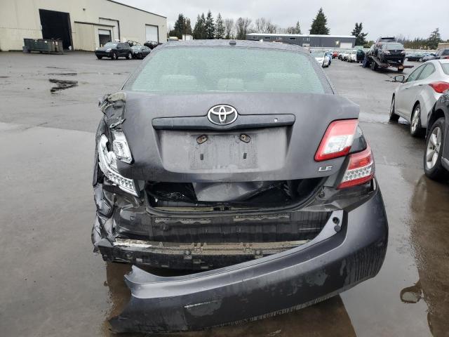 4T4BF3EK2BR185961 - 2011 TOYOTA CAMRY BASE GRAY photo 6