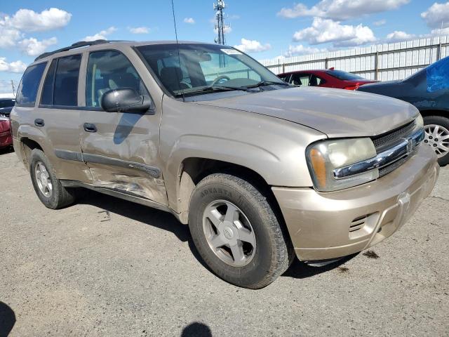 1GNDT13SX42286047 - 2004 CHEVROLET TRAILBLAZE LS TAN photo 4