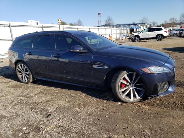 SAJBM2FV1JCY68201 - 2018 JAGUAR XF S BLUE photo 4