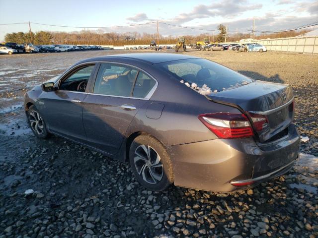 1HGCR2E31HA100133 - 2017 HONDA ACCORD LX CHARCOAL photo 2