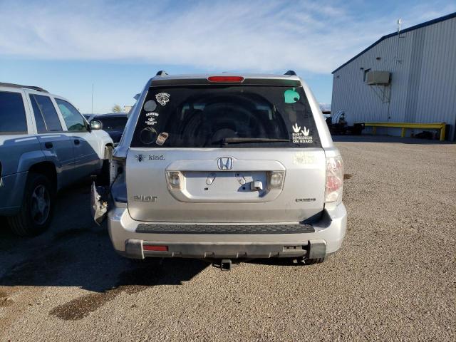 2HKYF18796H506253 - 2006 HONDA PILOT EX SILVER photo 6