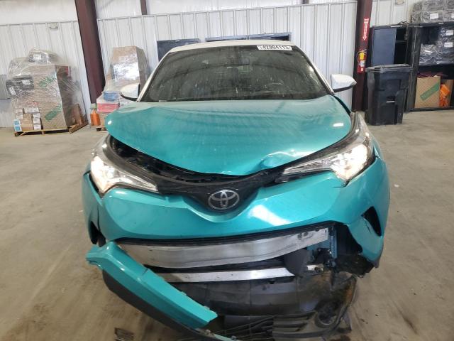 JTNKHMBX5J1011120 - 2018 TOYOTA C-HR XLE TURQUOISE photo 5