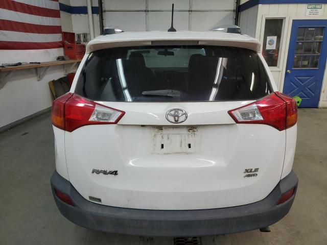 2T3RFREV0EW174944 - 2014 TOYOTA RAV4 XLE WHITE photo 6