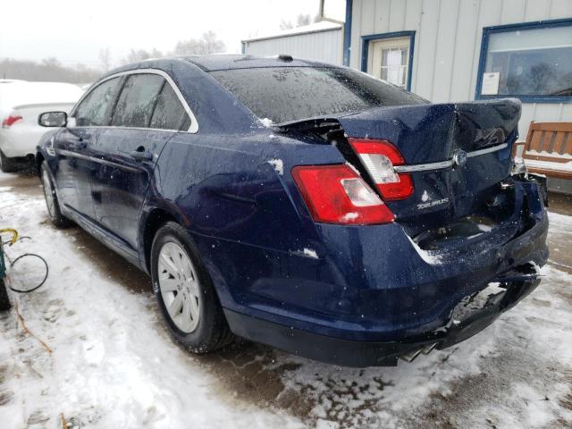 1FAHP2DW2CG105035 - 2012 FORD TAURUS SE BLUE photo 2