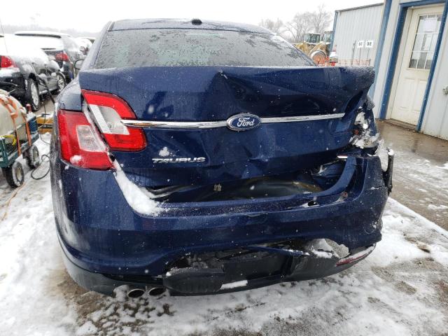 1FAHP2DW2CG105035 - 2012 FORD TAURUS SE BLUE photo 6