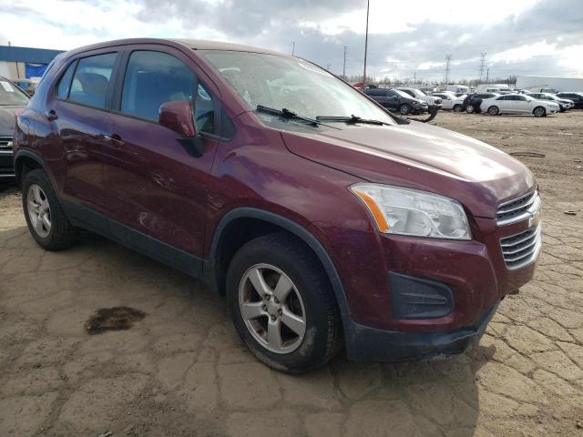 3GNCJNSB0GL257010 - 2016 CHEVROLET TRAX LS MAROON photo 4