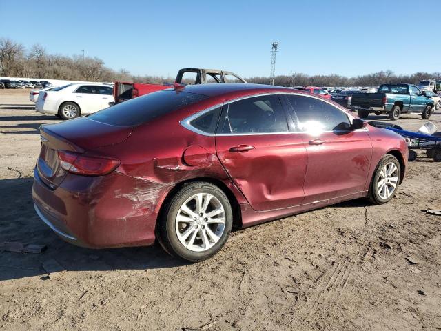 1C3CCCABXFN638276 - 2015 CHRYSLER 200 LIMITED BURGUNDY photo 3