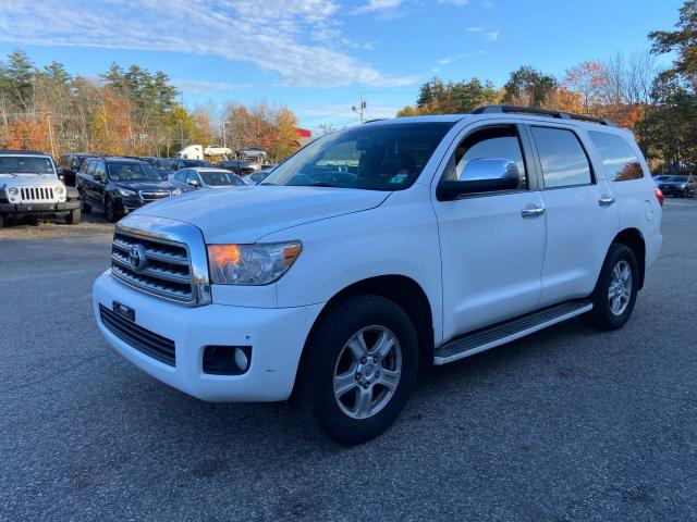 5TDZY68A88S009053 - 2008 TOYOTA SEQUOIA LIMITED WHITE photo 2