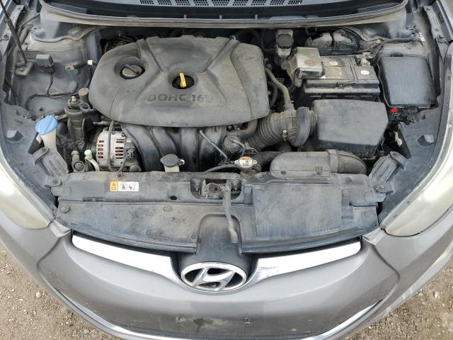 5NPDH4AE0EH495192 - 2014 HYUNDAI ELANTRA SE GRAY photo 11