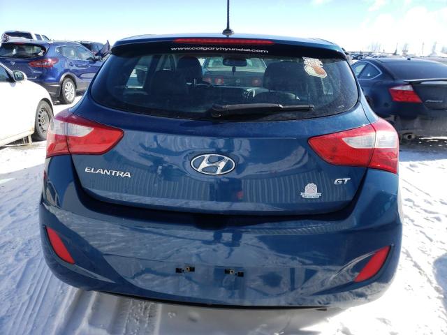 KMHD35LH4EU179548 - 2014 HYUNDAI ELANTRA GT BLUE photo 6