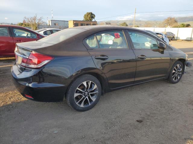 2HGFB2F83DH535002 - 2013 HONDA CIVIC EX BLACK photo 3