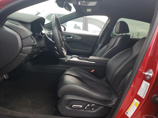 19UUB6F53MA011996 - 2021 ACURA TLX TECH A Կարմիր լուսանկար 7