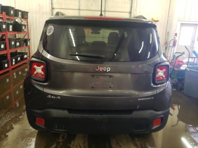 ZACCJBAB6HPG18757 - 2017 JEEP RENEGADE SPORT Մոխրագույն լուսանկար 6