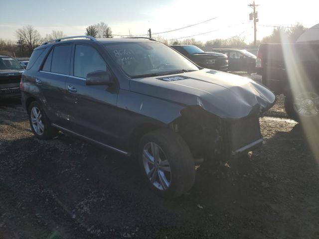 4JGDA5HB2FA527327 - 2015 MERCEDES-BENZ ML 350 4MATIC GRAY photo 4