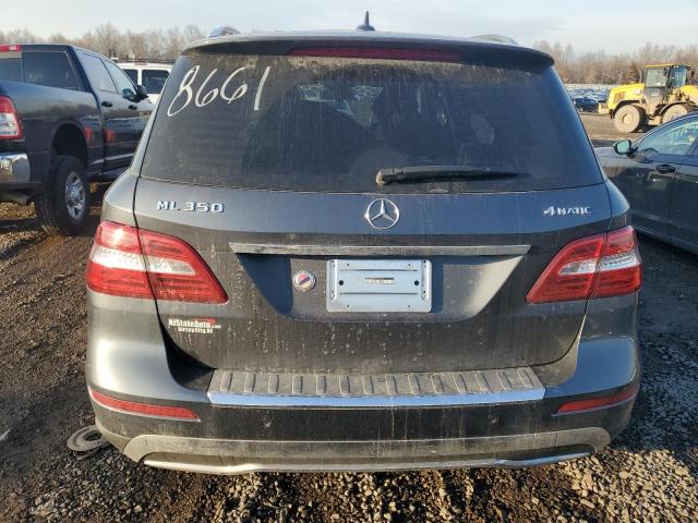 4JGDA5HB2FA527327 - 2015 MERCEDES-BENZ ML 350 4MATIC GRAY photo 6
