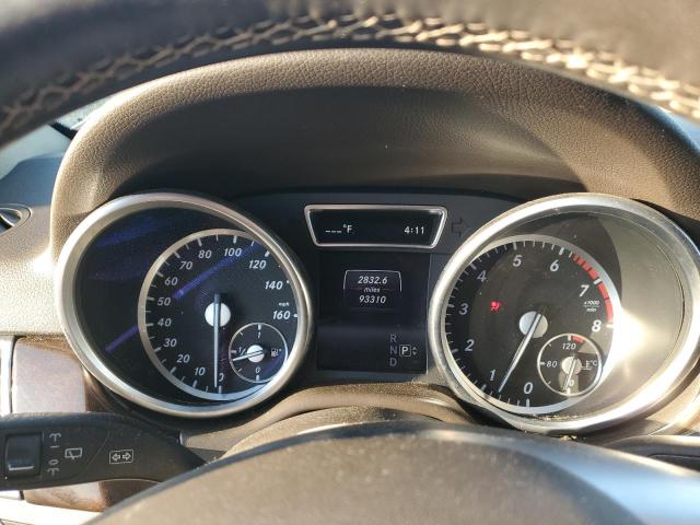 4JGDA5HB2FA527327 - 2015 MERCEDES-BENZ ML 350 4MATIC GRAY photo 9