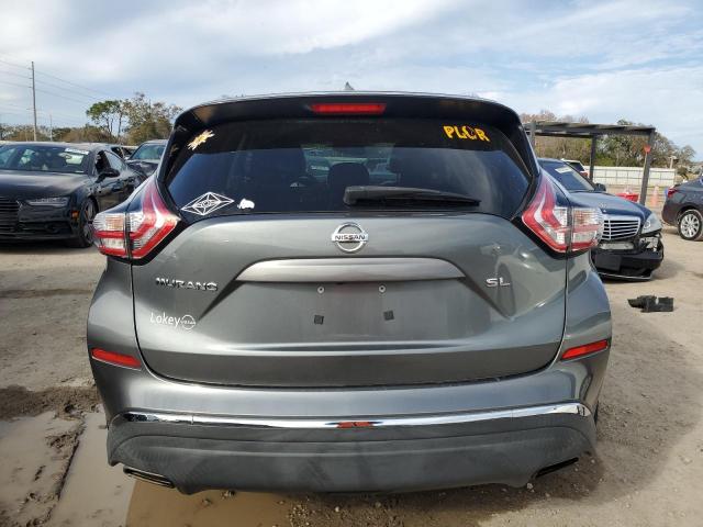 5N1AZ2MGXGN104596 - 2016 NISSAN MURANO S GRAY photo 6