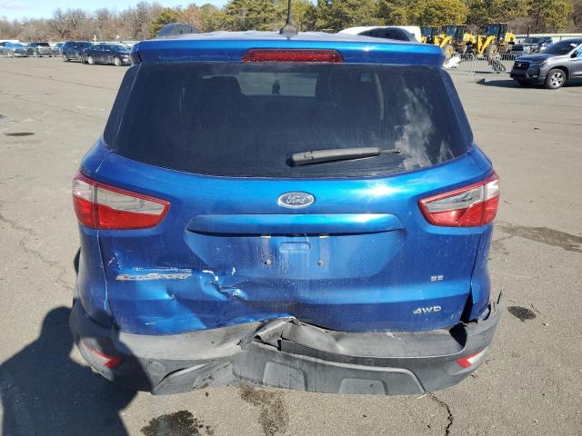 MAJ6S3GL6KC264417 - 2019 FORD ECOSPORT SE 蓝色 照片 6
