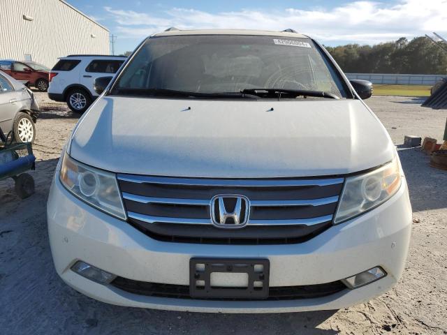 5FNRL5H98CB112730 - 2012 HONDA ODYSSEY TOURING WHITE photo 5