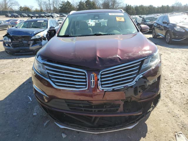 5LMCJ3D95HUL14602 - 2017 LINCOLN MKC RESERVE Tünd qırmızı foto 5