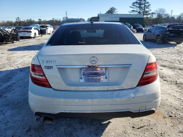 WDDGF4HB4CR225117 - 2012 MERCEDES-BENZ C 250 WHITE photo 6