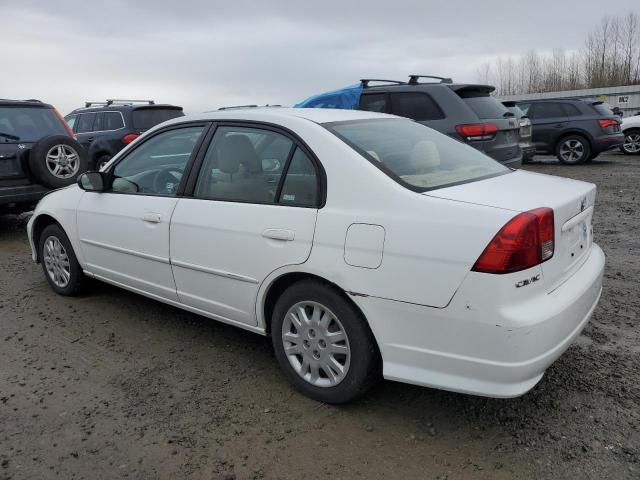 2HGES16684H550163 - 2004 HONDA CIVIC LX WHITE photo 2