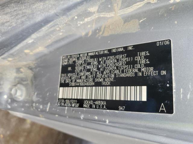 5TBBT44166S480084 - 2006 TOYOTA TUNDRA ACCESS CAB SR5 SILVER photo 13