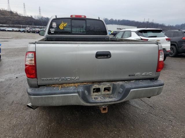 5TBBT44166S480084 - 2006 TOYOTA TUNDRA ACCESS CAB SR5 SILVER photo 6