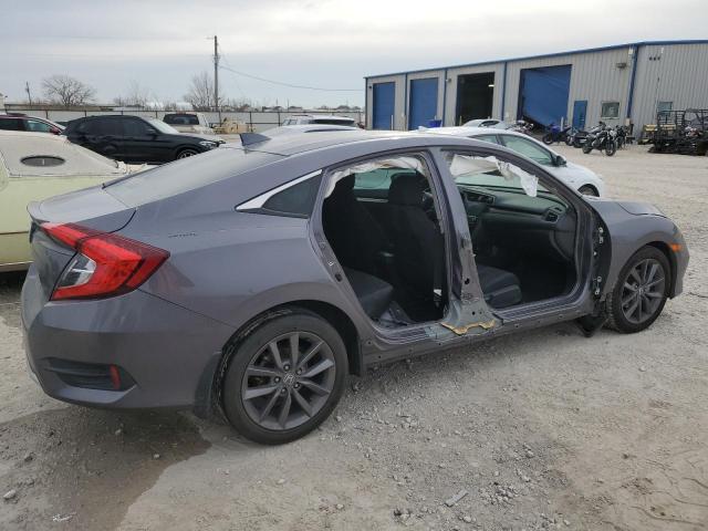 19XFC1F3XME000075 - 2021 HONDA CIVIC EX GRAY photo 3