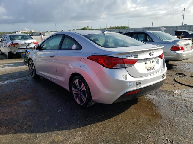 KMHDH6AE0DU006897 - 2013 HYUNDAI ELANTRA CO GS SILVER photo 2