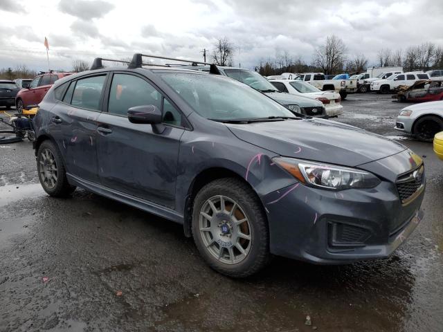 4S3GTAJ6XK1761534 - 2019 SUBARU IMPREZA SPORT GRAY photo 4