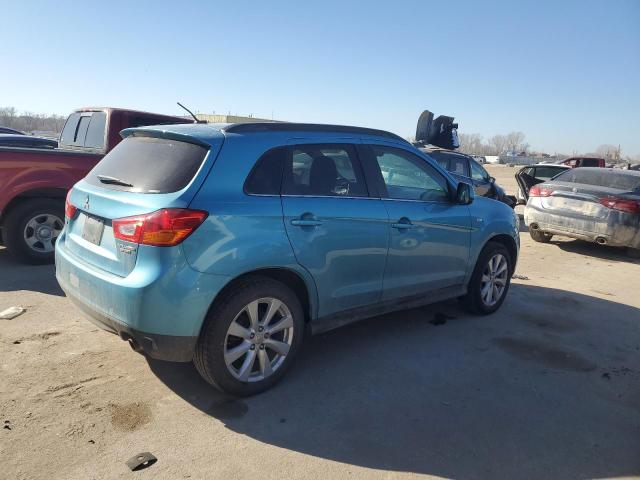 4A4AR4AU5DE019308 - 2013 MITSUBISHI OUTLANDER SE BLUE photo 3