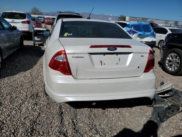 3FAHP0HA7BR312580 - 2011 FORD FUSION SE WHITE photo 6