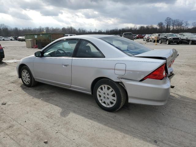 1HGEM225X4L077219 - 2004 HONDA CIVIC LX SILVER photo 2